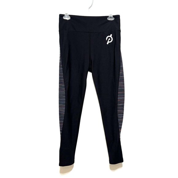 Lanston Sport Peloton Leggings Full Length Black High Rise Womens sz Large - Picture 1 of 6